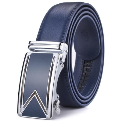 Blauer Ledergürtel