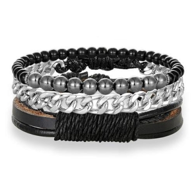 Gestapeltes Armband-Set