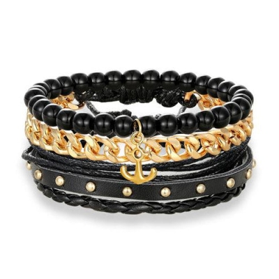 Gestapeltes Armband-Set