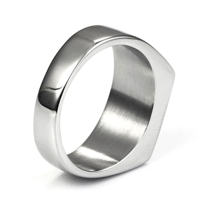 Silberner Pinky-Siegelring