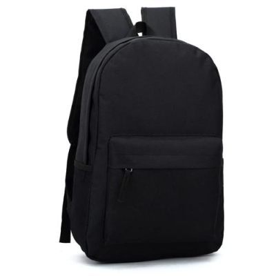 Schwarzer schlichter Rucksack