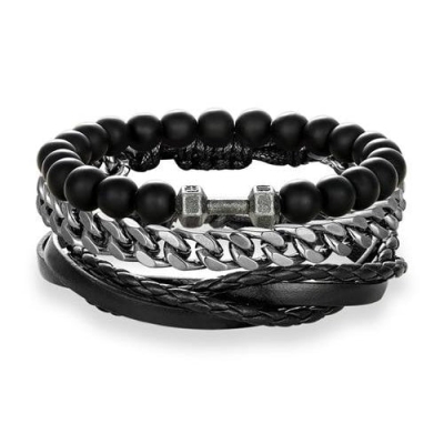 Gestapeltes Armband-Set