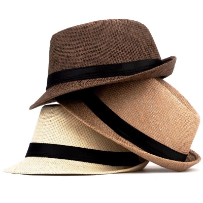 Einfacher Stroh-Fedora