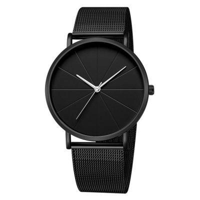 Essential Uhr Schwarz | 4 Stile