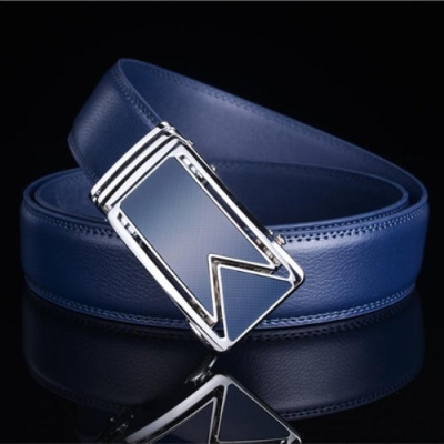 Blauer Ledergürtel