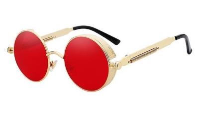 Rotgoldene Vintage-Brille