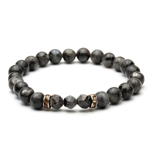 Elegantes Armband mit grauem Stein