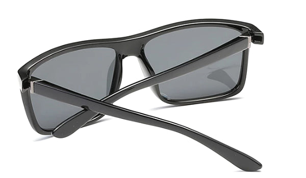Schwarze quadratische Sonnenbrille