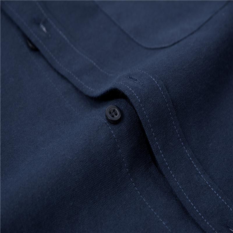 Schlichtes Oxford-blaues Hemd | Normale Passform | Größen 38-44