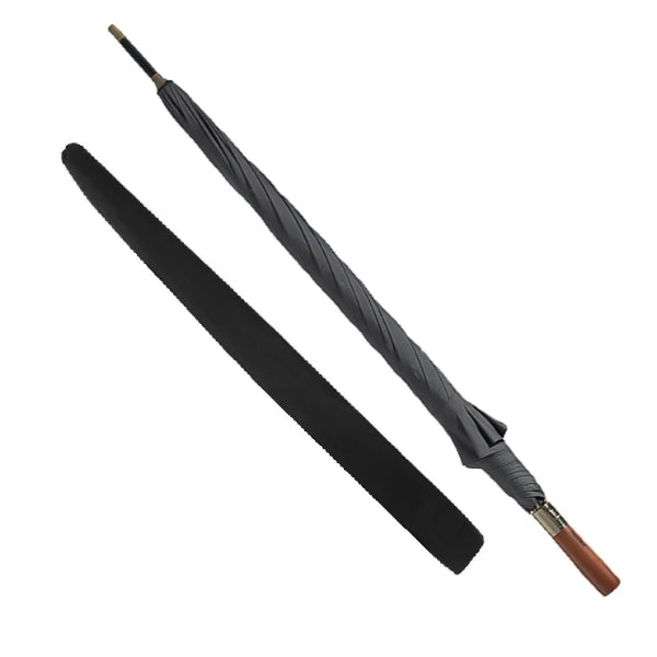 Grauer, robuster Holzschirm