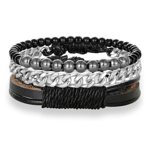 Gestapeltes Armband-Set