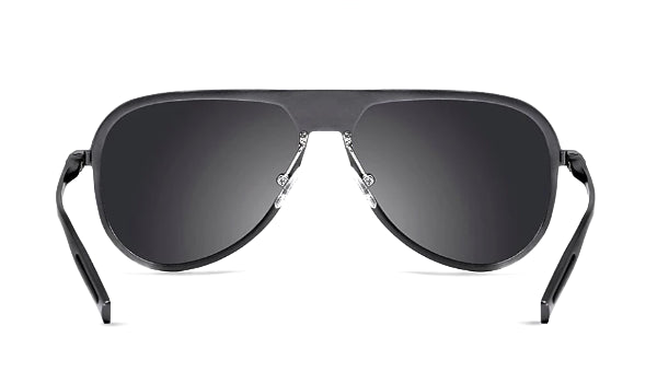 Blaue polarisierte Luxus-Fliegerbrille