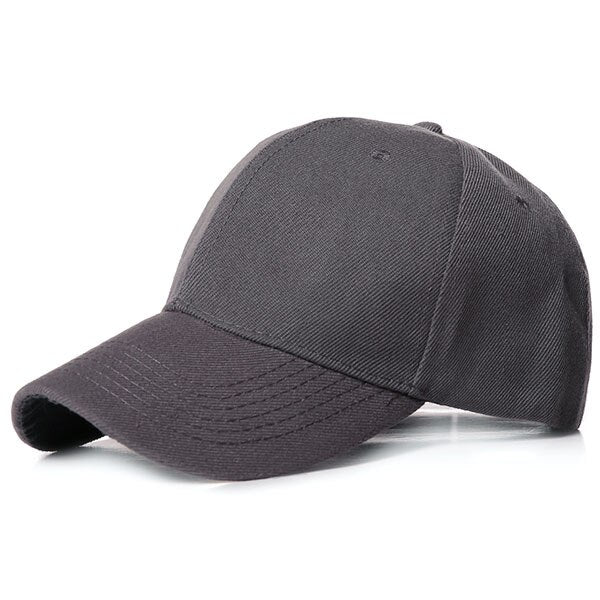 Dunkelgraue Basic-Kappe