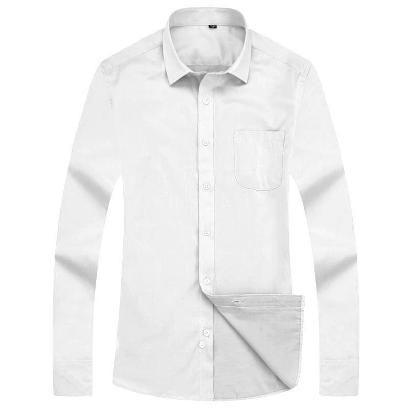 Weißes Twill-Hemd | Moderne Passform | Größen 38-48