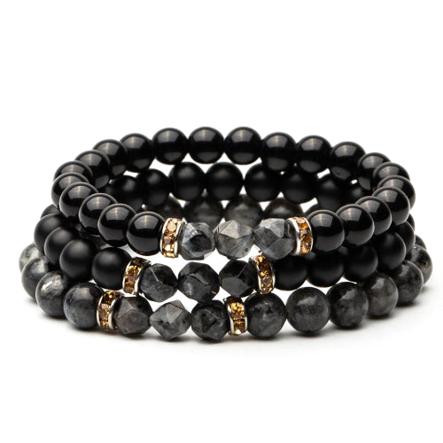 Elegantes Armband mit grauem Stein