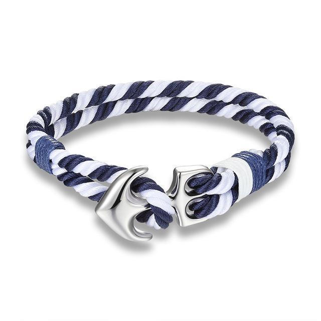 Rot-weißes Ankerarmband