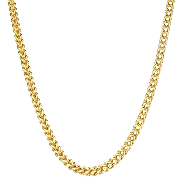 6 mm goldene Franco-Kette