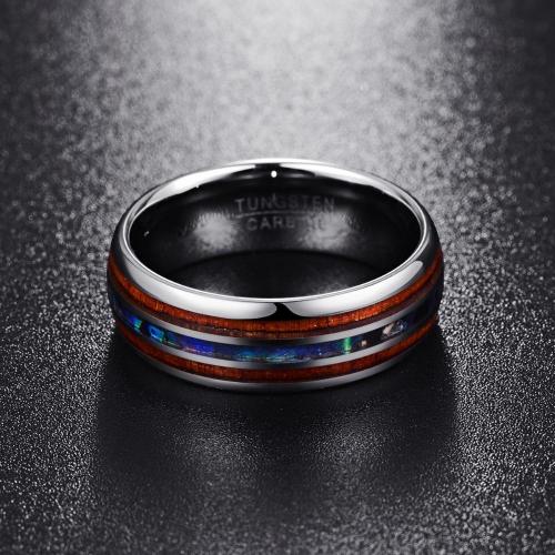 Ring aus Wolfram-Koa-Holz