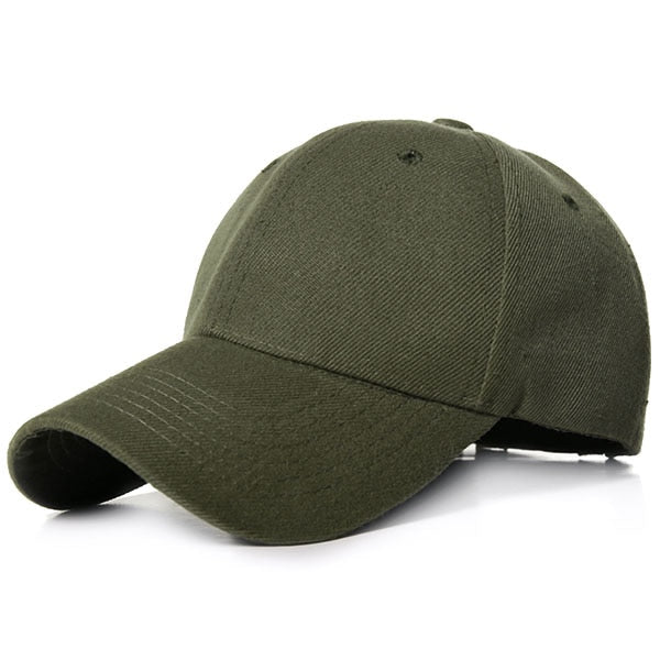 Olivgrüne Basic-Kappe