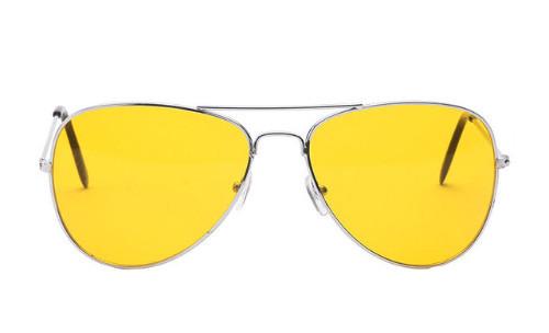 Gelbe Sonnenbrille