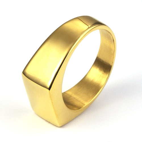 Goldfarbener Pinky-Siegelring