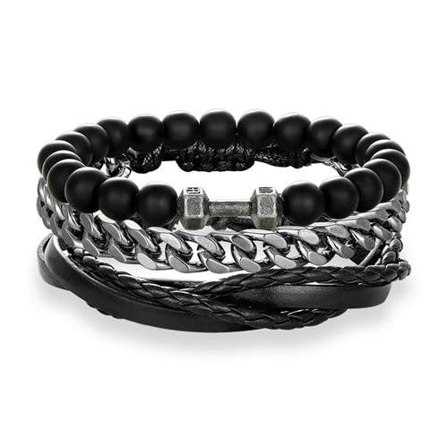 Gestapeltes Armband-Set
