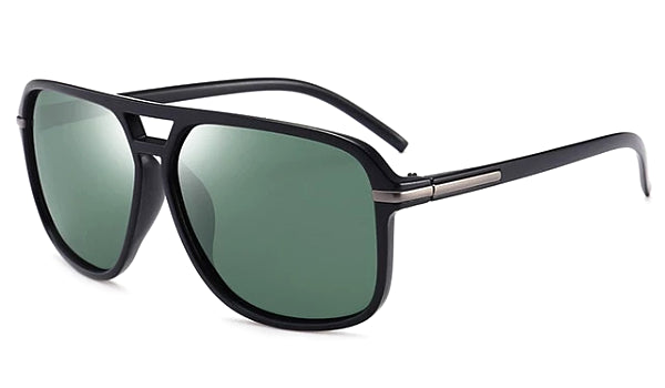 Grüne Jetsetter-Sonnenbrille