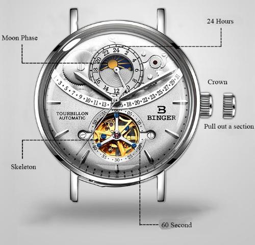 Automatisches Tourbillon B600 | 6 Stile