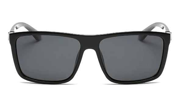 Schwarze quadratische Sonnenbrille