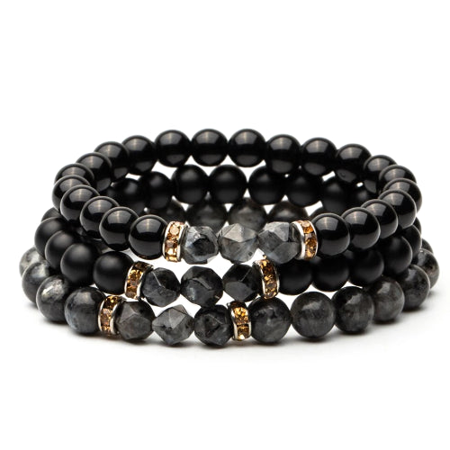 Elegantes Armband mit grauem Stein