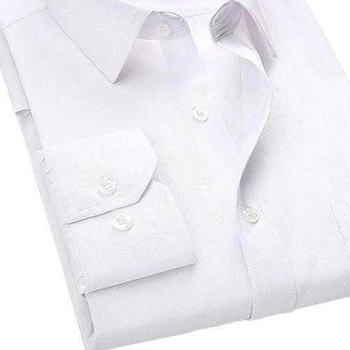 Weißes Twill-Hemd | Moderne Passform | Größen 38-48
