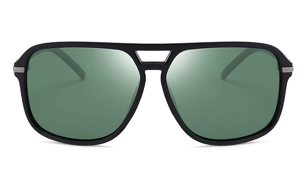 Grüne Jetsetter-Sonnenbrille