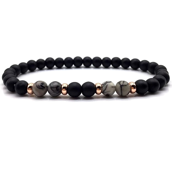 Schlankes Perlenarmband