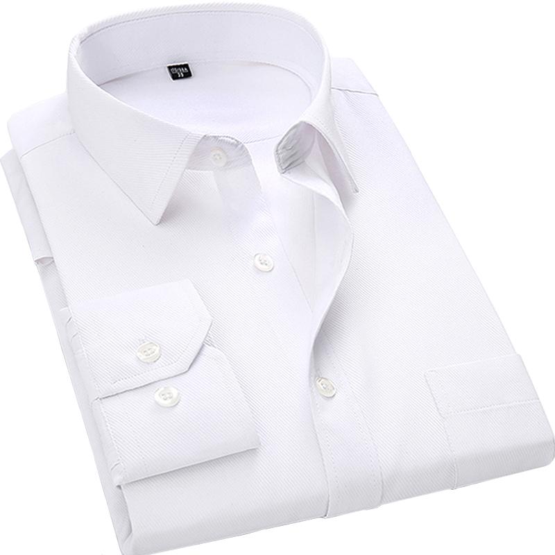 Weißes Twill-Hemd | Moderne Passform | Größen 38-48