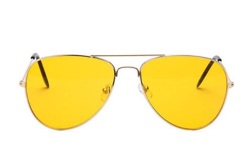Gelbe Sonnenbrille