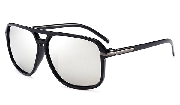 Silberne Jetsetter-Sonnenbrille
