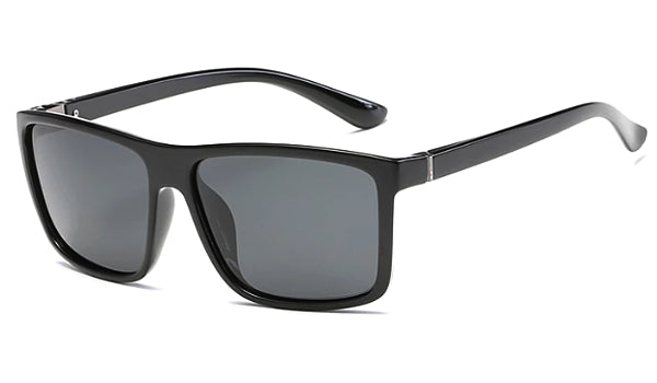 Schwarze quadratische Sonnenbrille