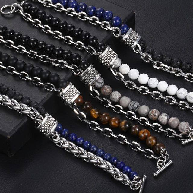 Perlenkettenarmband – 6 Farben
