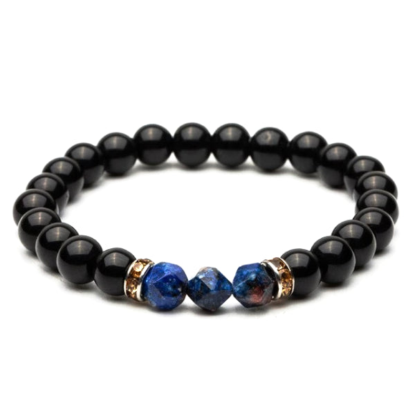 Elegantes Armband mit blauem Stein