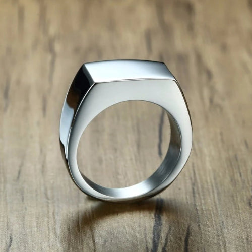 Silberner Pinky-Siegelring
