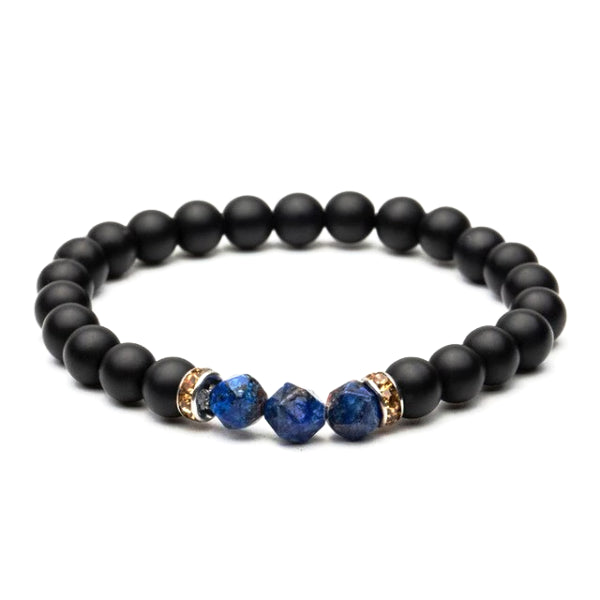 Elegantes Armband mit blauem Stein