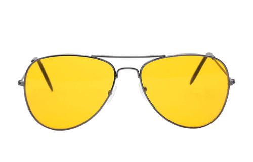 Gelbe Sonnenbrille