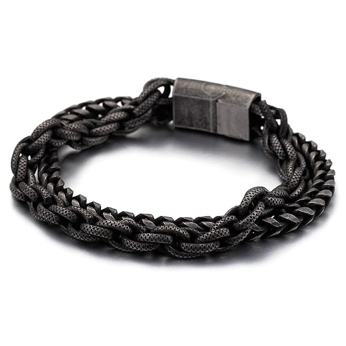 Zweilagiges Vintage-Kettenarmband