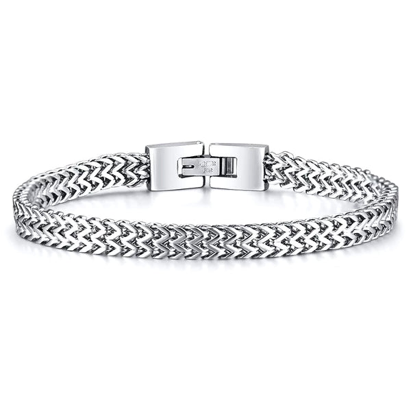 Silbernes 2-reihiges Fuchsschwanz-Armband
