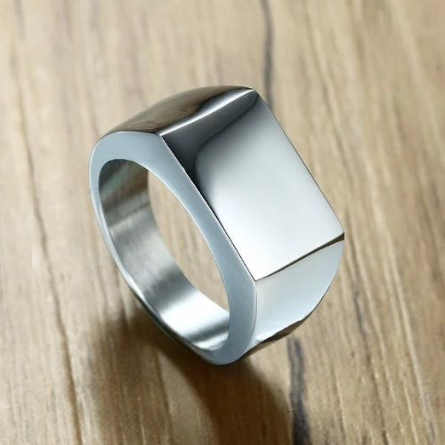 Silberner Pinky-Siegelring