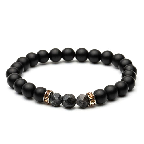 Elegantes Armband mit grauem Stein