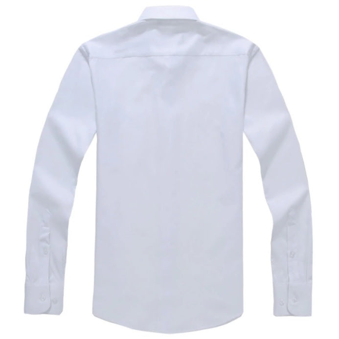 Weißes, taschenloses Hemd | Moderne Passform | Größen 38-44